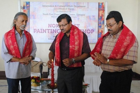 5 days long NE Painting Workshop begins at Agartala